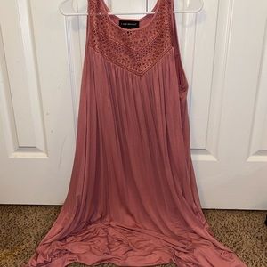 Blush plus size dress